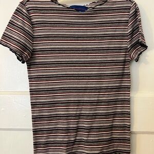 Vintage Aeropostale Striped Ribbed Baby Tee